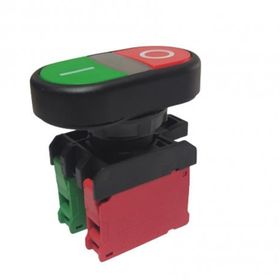 Mutlusan SW-AL7425 22 mm 1NO/1NC 5 Adet Plastik İşaretli İkiz Buton