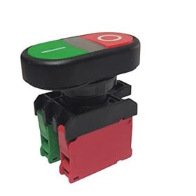 Mutlusan SW-AL7425 22 mm 1NO/1NC 5 Adet Plastik İşaretli İkiz Buton
