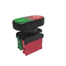 Mutlusan SW-AL7425 22 mm 1NO/1NC 5 Adet Plastik İşaretli İkiz Buton