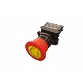 Mutlusan SW-AS542E 40 mm 10 Adet Acil Stop Etiketli 1NC Mantar Buton