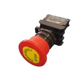 Mutlusan SW-AS542E 40 mm 10 Adet Acil Stop Etiketli 1NC Mantar Buton