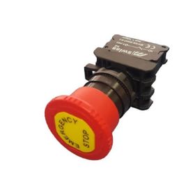 Mutlusan SW-AS542E 40 mm 10 Adet Acil Stop Etiketli 1NC Mantar Buton