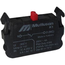 Mutlusan SW-BE102 50 Adet Stop Yedek Kontak Bloğu