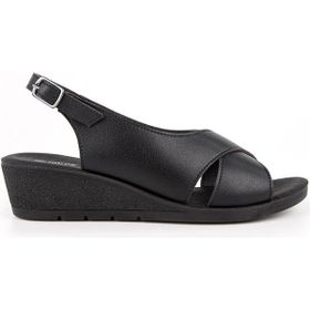 Muya 31028-001 Vienza Siyah Anatomik Taban Kadın Sandalet