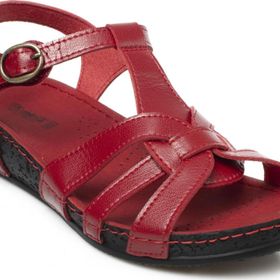 Muya 31116 Z Arizona Casual Günlük Kırmızı Kadın Sandalet