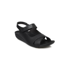 Muya 31121 Z Alula Casual Günlük Siyah Kadın Sandalet