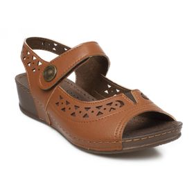 Muya 31130 Z Terra Casual Günlük Taba Kadın Sandalet