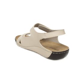 Muya 32240-002 Flores Bej Anatomik Taban Kadın Sandalet