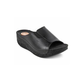 Muya 32257 Orthopedix Attica Anatomik Topuk Dikeni Jel Destekli Dolgu Topuklu Kadın Terlik