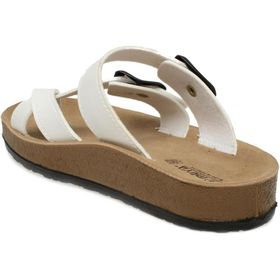 Muya 32601F Flip Beyaz Parmak Aralı Günlük Unisex Terlik
