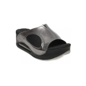 Muya 33201Z Lofty Dolgu Topuk Metalik Kadın Terlik