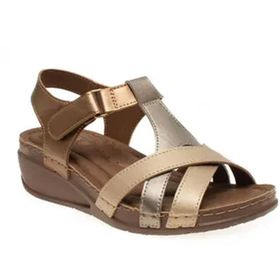 Muya 33209 187 Simbole Günlük Bronz Kadın Sandalet
