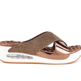 Muya Fly Bronz Anatomik Tabanlı Kadın Terlik