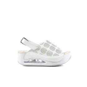 Muya Jambe 34221-019 Air-Max Taban Beyaz Kadın Sandalet