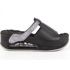 Muya Libra Siyah Anatomik Air Max Tabanlı Kadın Terlik