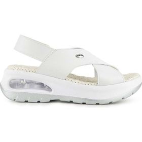 Muya Nwanwa Anatomik Air Max Tabanlı Beyaz Kadın Sandalet