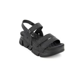 Muya Olimba 34201-001 Anatomik Taban Siyah Kadın Sandalet