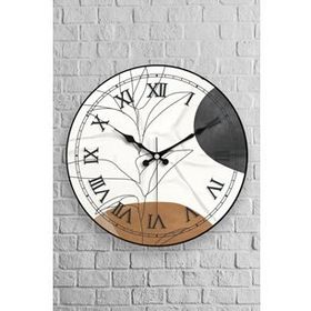 Muyika Arte Oval Gerçek Cam 36 cm Duvar Saati