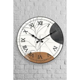 Muyika Arte Oval Gerçek Cam 36 cm Duvar Saati