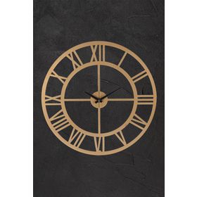 Muyika MYK1230 Romental Metal Eskitme 50x50 cm Duvar Saati