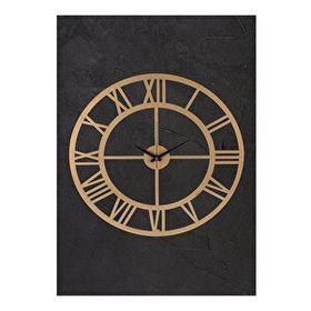 Muyika MYK1230 Romental Metal Eskitme 50x50 cm Duvar Saati