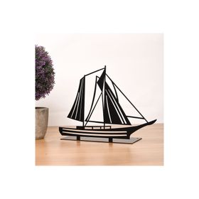 Muyika MYK1344 Metal Yelkenli 20x27 cm Masa Üstü Biblo