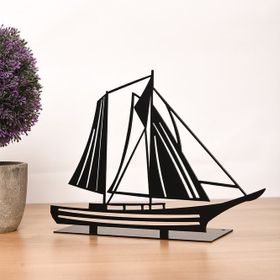 Muyika MYK1344 Metal Yelkenli 20x27 cm Masa Üstü Biblo