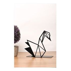 Muyika MYK1354 Metal Kuğu 20x15 cm Masa Üstü Biblo