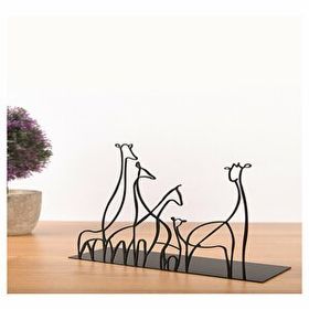 Muyika MYK1403 Giraffa 18x20 cm Metal Masa Üstü Biblo