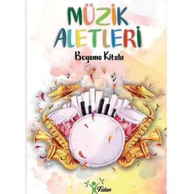 Müzik Aletleri - Boyama Kitabı - Fidan