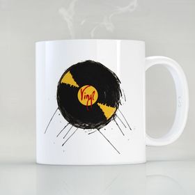 Müzik Plak Kupa Bardak