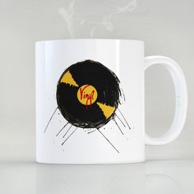 Müzik Plak Kupa Bardak