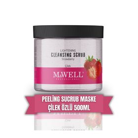 M&Well 500 ml Çilek Peeling Scrub Maske