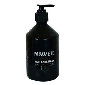 M&Well Pompalı 500 ml Profesyonel Keratin Vitamin ve Bitki Özlü Saç Bakım Maskesi