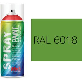 MxS RAL 6018 Sarı Yeşil 400 ML Akrilik Sprey Boya