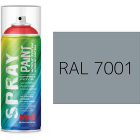 MxS RAL 7001 Gümüş Gri 400 ML Akrilik Sprey Boya