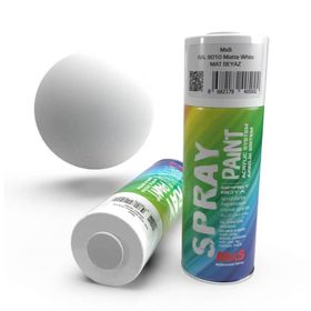 MxS RAL 9010 Mat Beyaz 400 ml Akrilik Sprey Boya