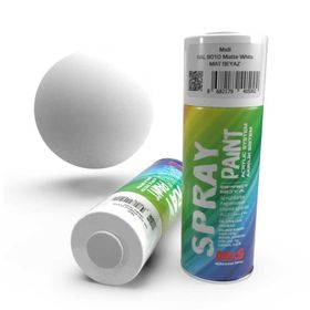 MxS RAL 9010 Mat Beyaz 400 ml Akrilik Sprey Boya