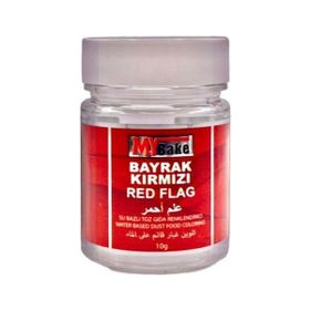 My Bake 10 gr Su Bazlı Bayrak Kırmızı Gıda Boyası