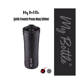 My Bottle 500 ml Siyah French Press Termos