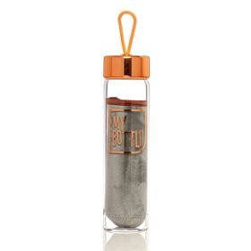 My Bottle Gri Kılıflı Bronz Matara