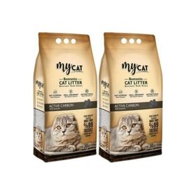 My Cat Aktif Karbonlu Topaklaşan 2x10 lt Bentonit Kedi Kumu