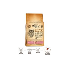 My Cat Az Tahıllı Somon Balıklı 10 kg Yavru ve Anne Kuru Kedi Maması