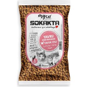 My Cat Mycat Sokakta Tavuk Etli 1 kg Yavru Kedi Maması
