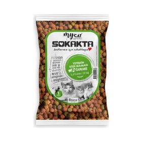 My Cat Sokakta Gurme 1 kg Yetişkin Kedi Maması