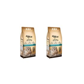 My Cat Topaklanan Bentonit Kedi Kumu Marsilya Sabun Kokulu İnce Taneli 2x10 lt Kedi Kumu