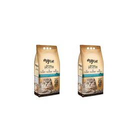 My Cat Topaklanan Bentonit Kedi Kumu Marsilya Sabun Kokulu Kalın Taneli 2x10 lt Kedi Kumu