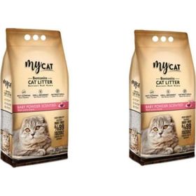 My Cat Topaklanan Bentonit Kedi Kumu Pudra Kokulu 2x10 lt Kedi Kumu