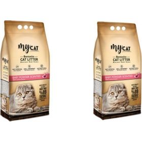 My Cat Topaklanan Bentonit Kedi Kumu Pudra Kokulu 2x10 lt Kedi Kumu