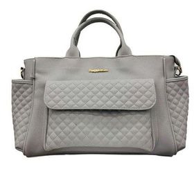 M&Y Collection 7110 Athena Gri Deri Anne Bebek Bakım Çantası